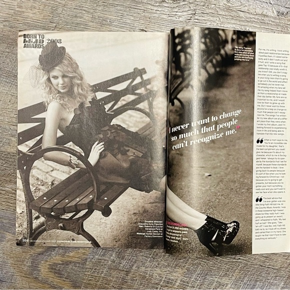 Taylor Swift Cosmo Girl Rare Magazine - Picture 3 of 4
